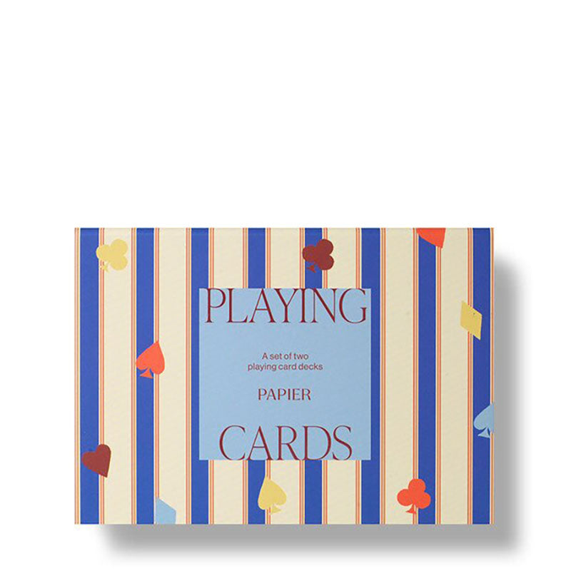 Papier Playing Cards - Suits + Stripes