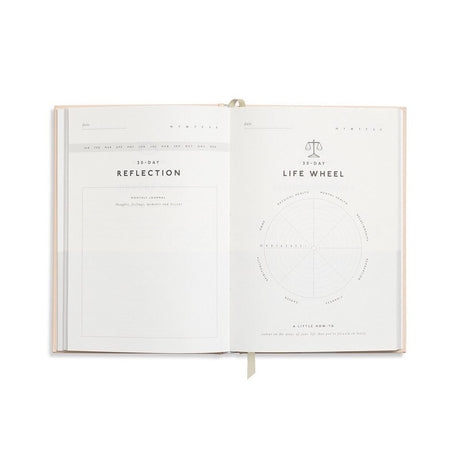 Papier Rising Sun Gratitude Journal inside