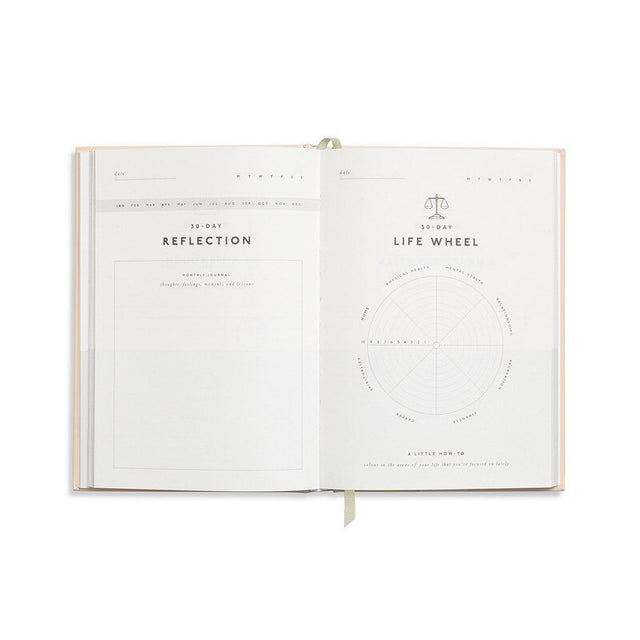 Papier Rising Sun Gratitude Journal inside