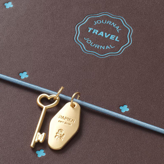 Papier Travel Stamps A5 Soft-Cover Travel Journal charms