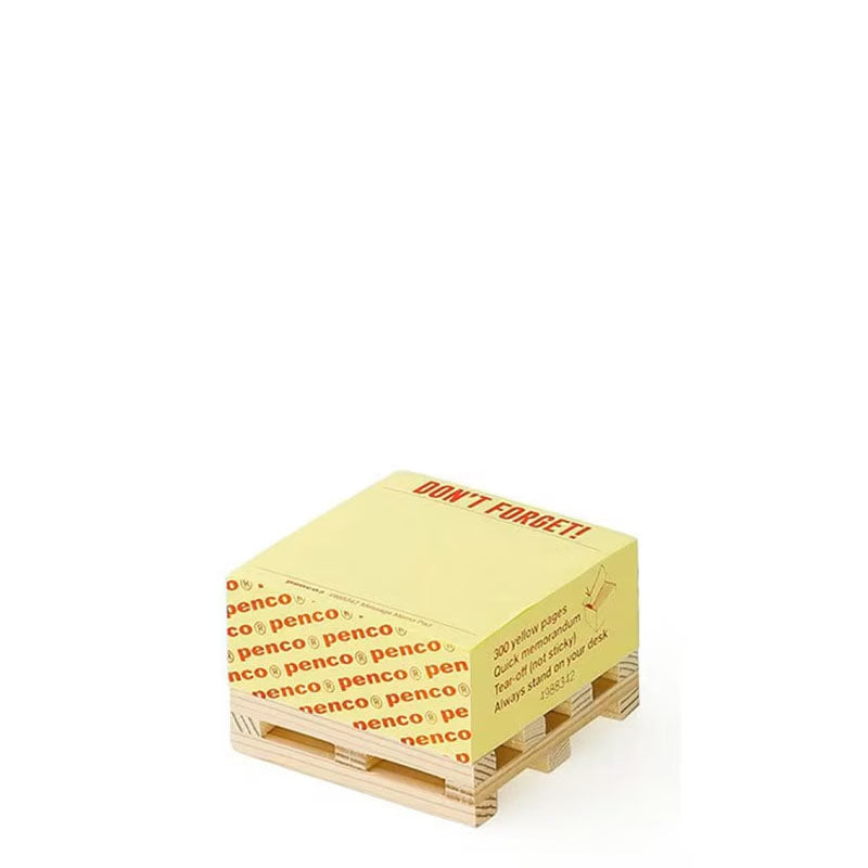 Penco Memo Block on a Pallet