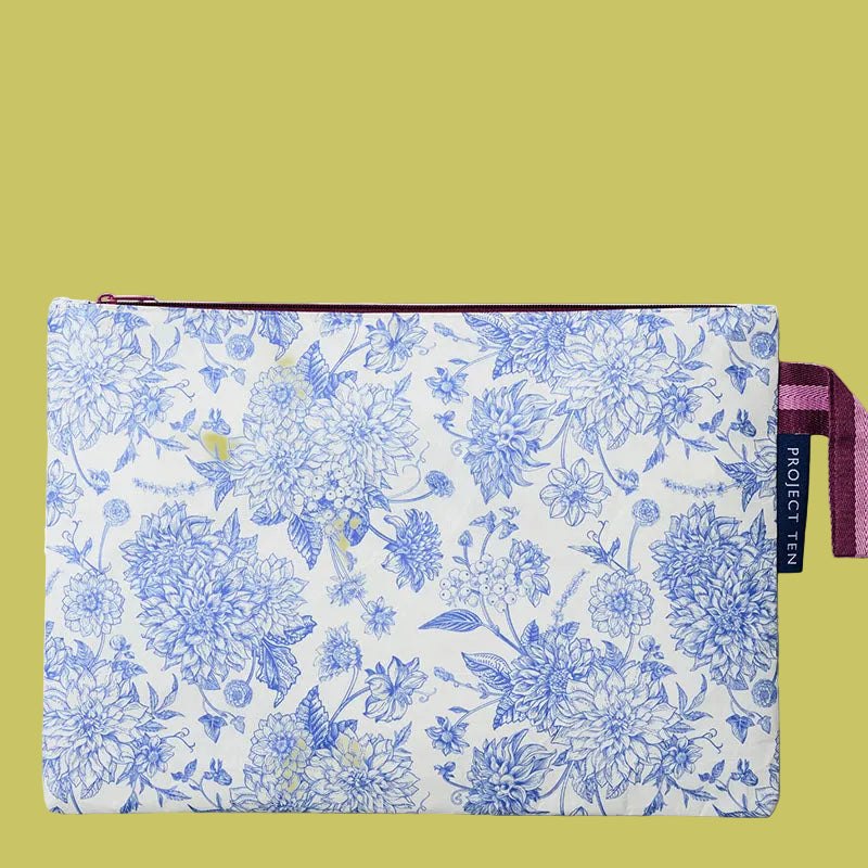 Project Ten Large Zip Pouch Toile