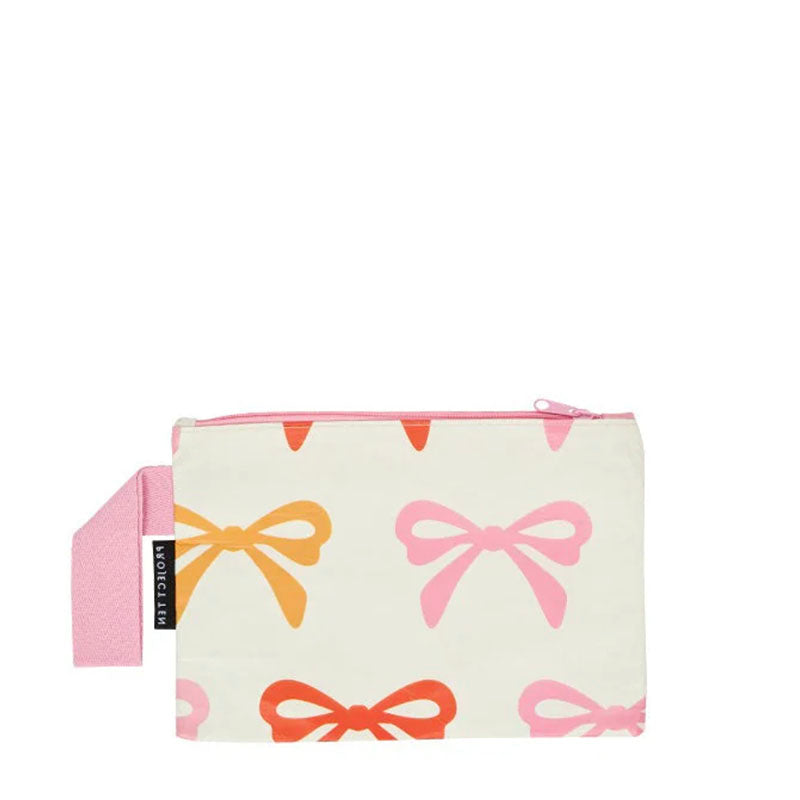 Project Ten Mini Zip Pouch - Bows