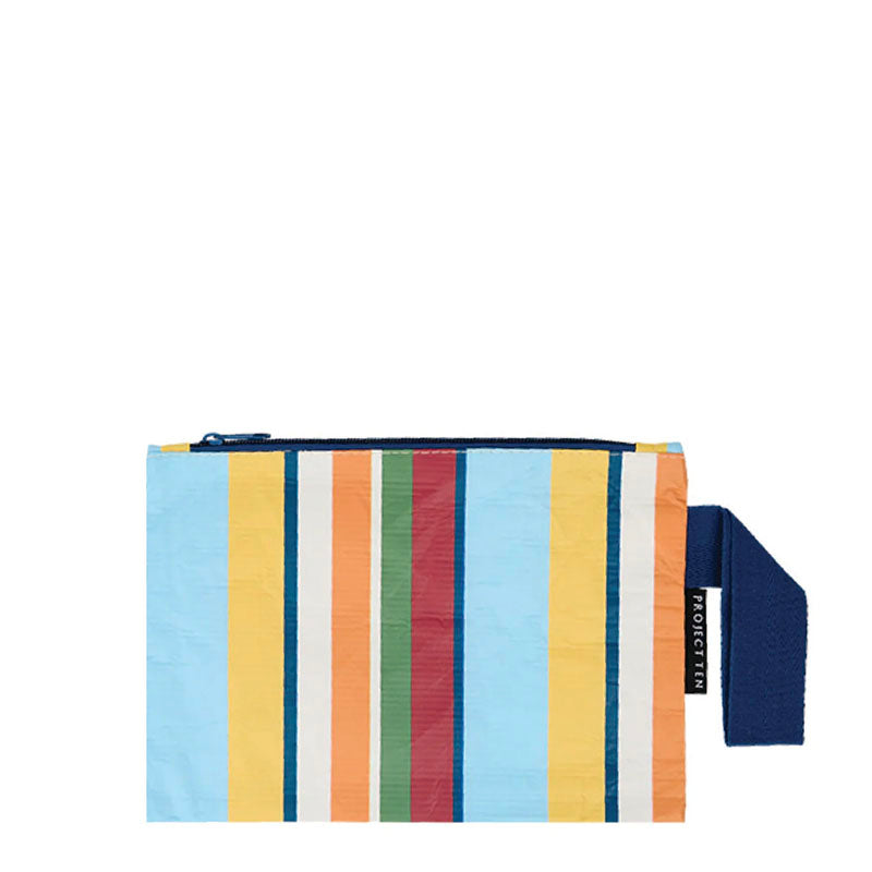 Project Ten Mini Zip Pouch - Retro Stripe