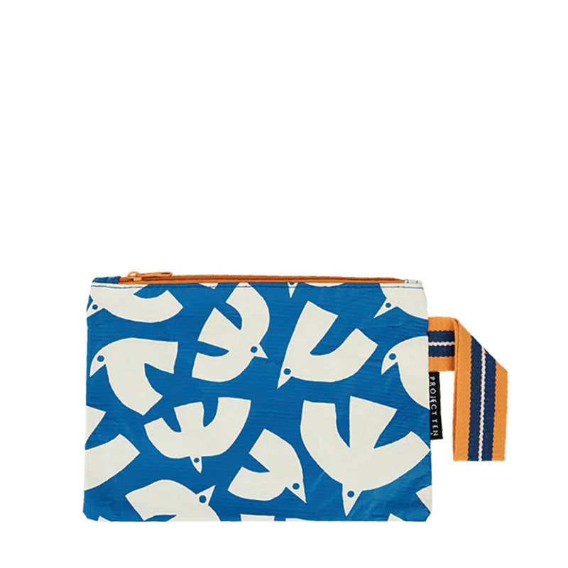 Project Ten Mini Zip Pouch - Seagull