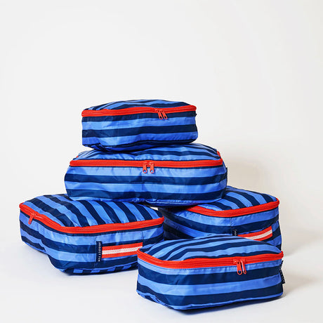 Project Ten Packing Cube Set - Blue Stripe