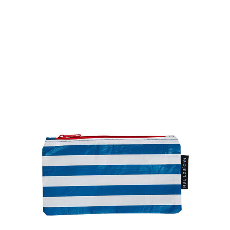 Project Ten Tiny Zip Pouch - Breton Stripe