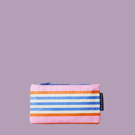 Project Ten Tiny Zip Pouch Capri Stripe