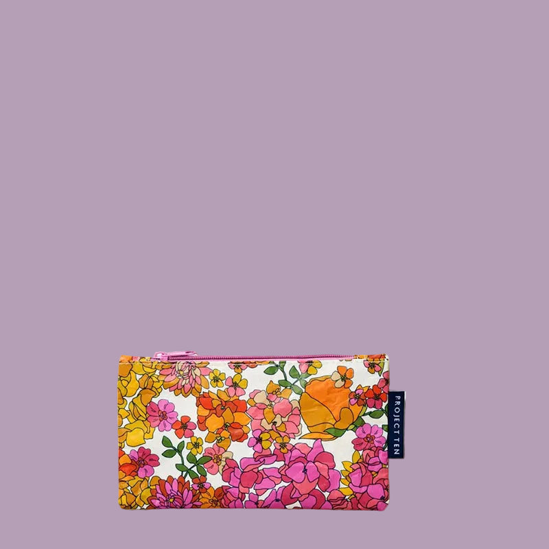Project Ten Tiny Zip Pouch Hydrangea
