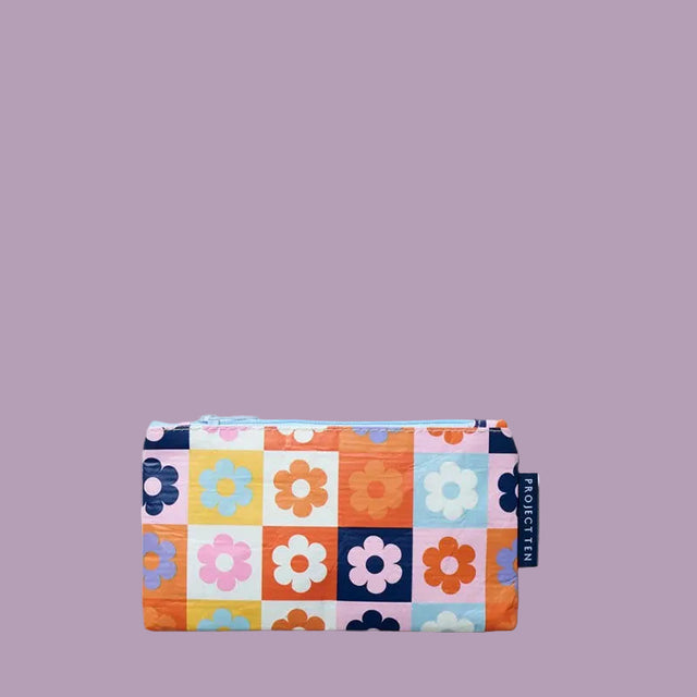 Project Ten Tiny Zip Pouch Square Garden