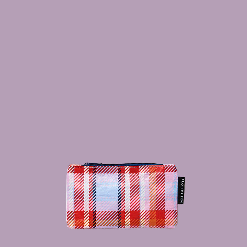 Project Ten Tiny Zip Pouch Tartan