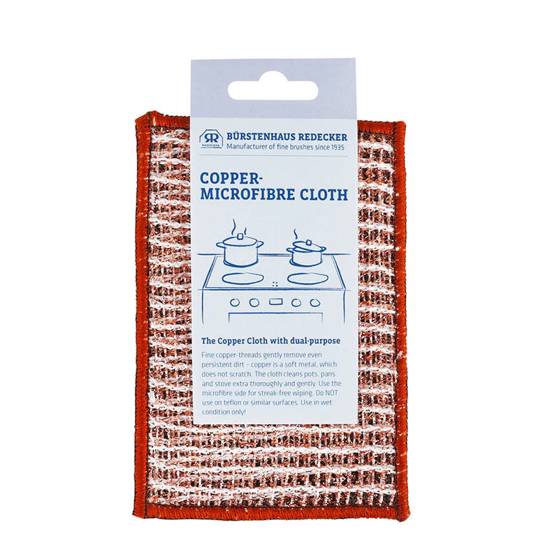Redecker Copper Microfibre Cloth - Grey