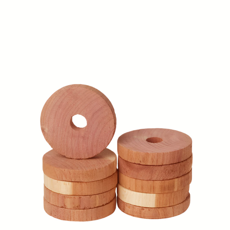 Redecker Red Cedar Clothes Hanger Discs