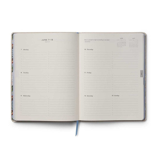 Rifle Paper Co 2027 Weekly 12-Month Bookbound Planner inside