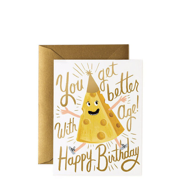 Rifle Paper Co Better With Age Birthday Card