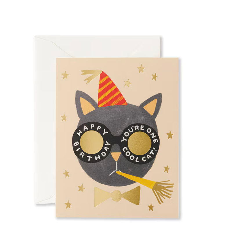 Rifle Paper Co Birthday Cat Card