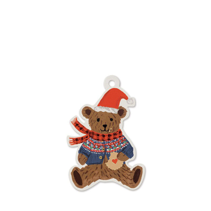 Rifle Paper Co Christmas Bear Gift Tags - 8 pack