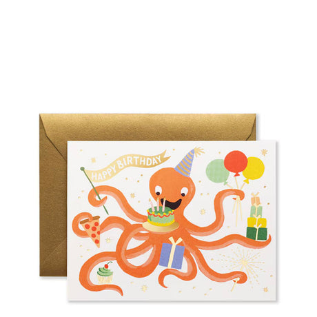 Rifle Paper Co Octopus Card