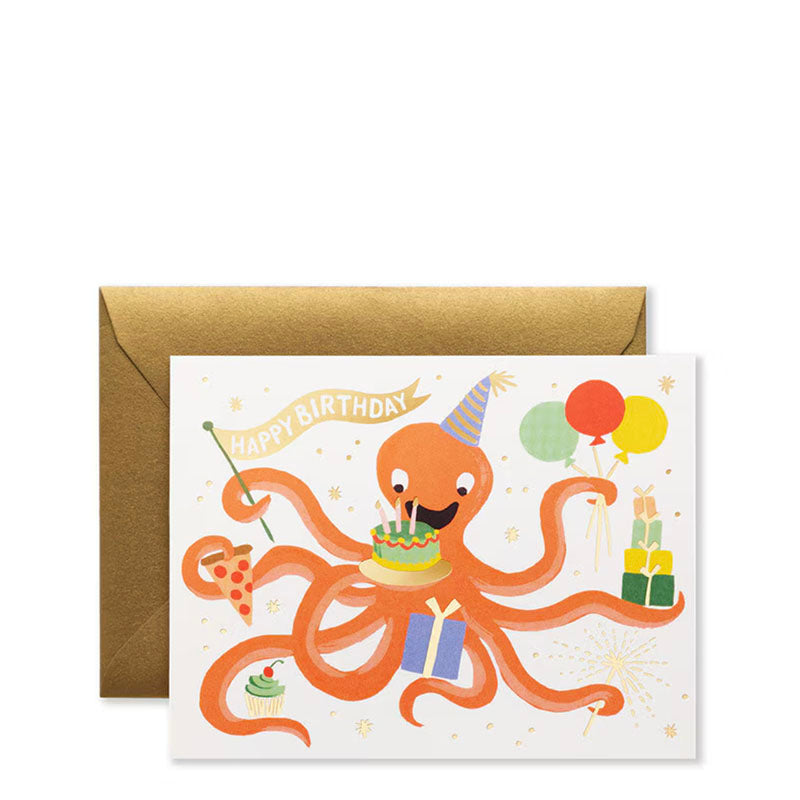 Rifle Paper Co Octopus Card
