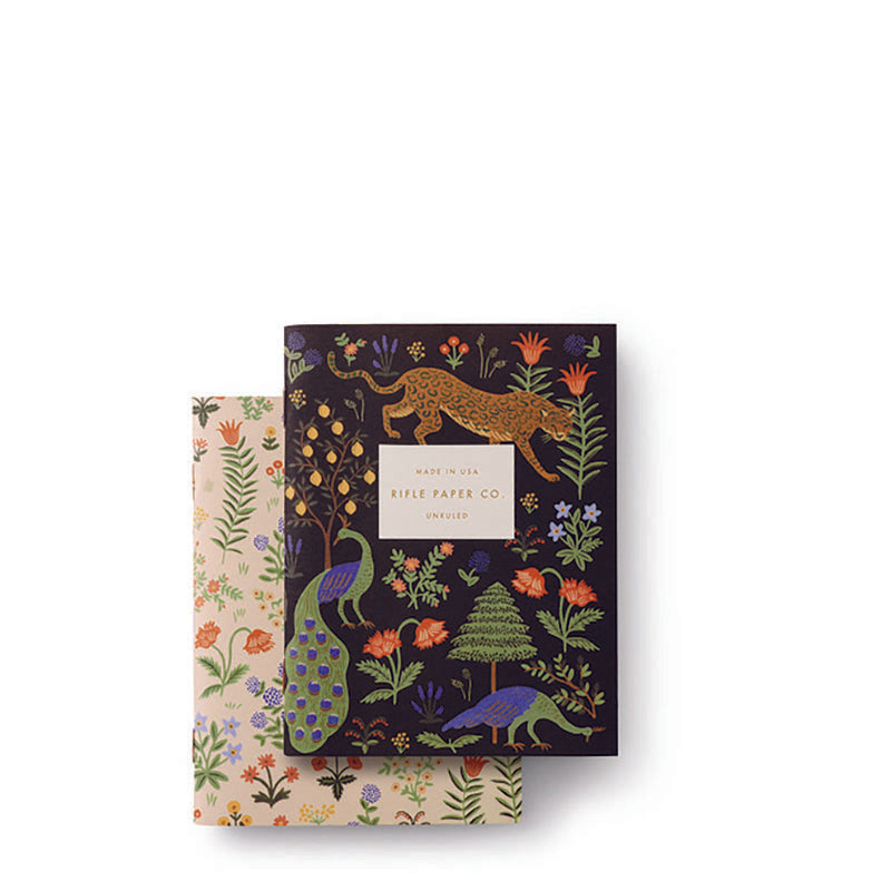 Rifle Paper Co Pack of 2 Stitched Notebooks - Menagerie