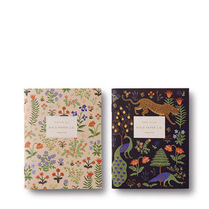 Rifle Paper Co Pack of 2 Stitched Notebooks - Menagerie duo