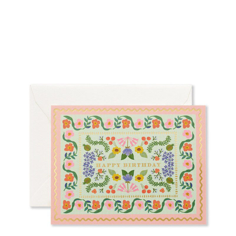 Rifle Paper Co Sicily Garden Birthday Card