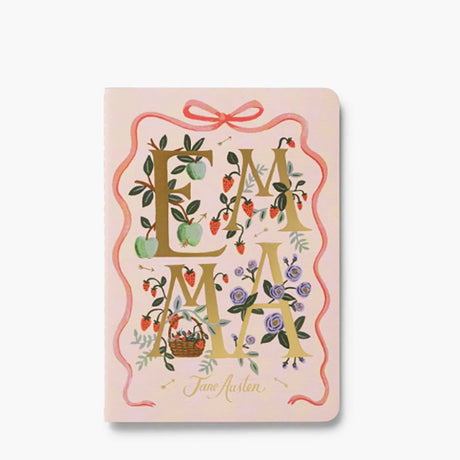Rifle Paper Co Pack of 3 Stitched Notebooks - Jane Austen 1
