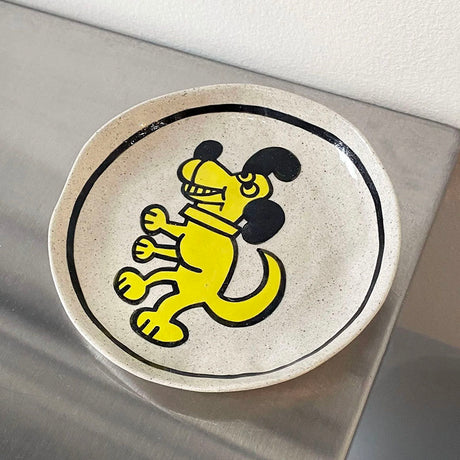 Rittle King Dancing Dog Cake Plate