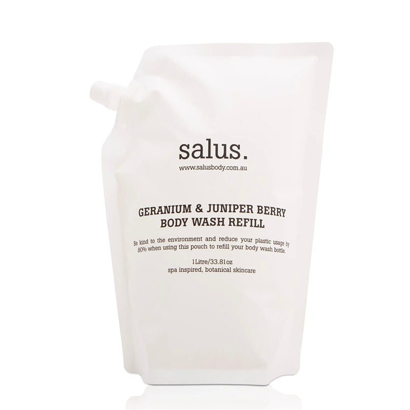 Salus Geranium & Juniper Berry Body Wash 1L refill