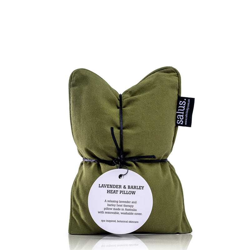 Salus Lavender & Barley Heat Pillow with removable cover
