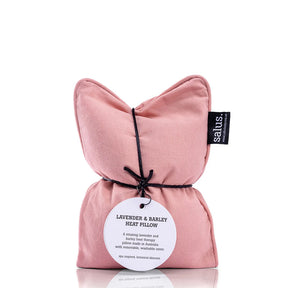 Salus Lavender & Barley Heat Pillow with removable cover Blush