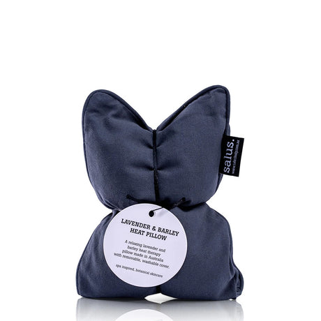 Salus Lavender & Barley Heat Pillow with removable cover Charcoal
