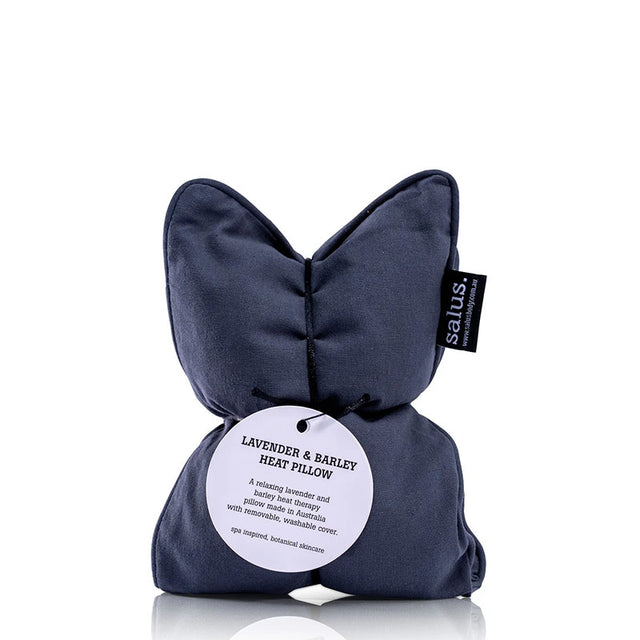 Salus Lavender & Barley Heat Pillow with removable cover Charcoal
