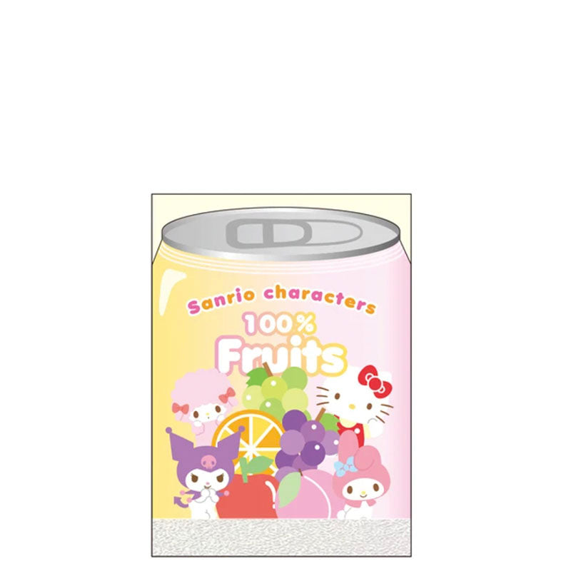 Sanrio Characters Die-Cut Fruits Memo Pad