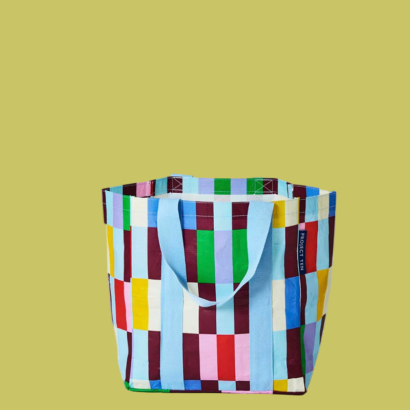 Project Ten Shopper Tote Multi Stripe
