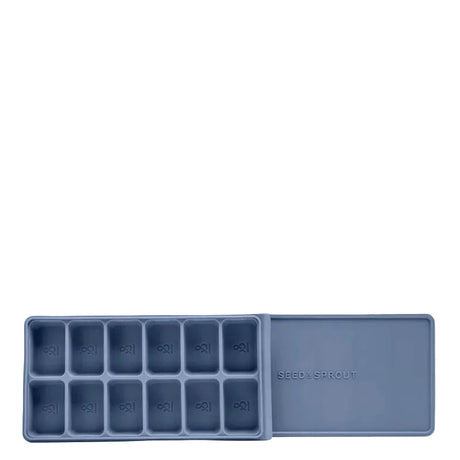 Seed & Sprout 12 Portion Silicone Freezer Tray Blueberry