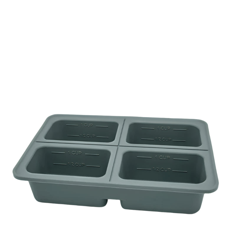 Seed & Sprout 4 Portion Silicone Freezer Tray Eucalyptus