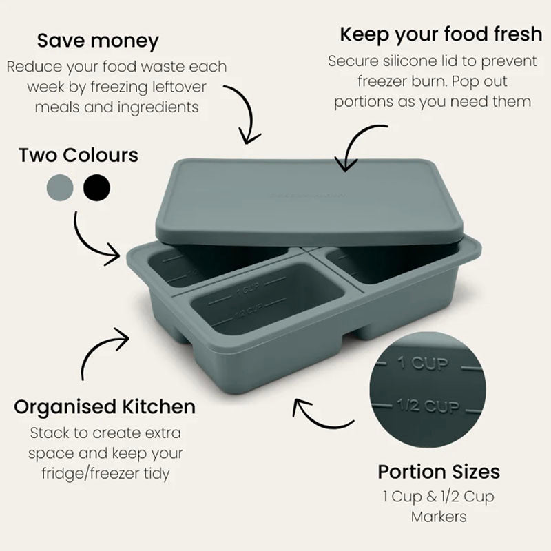 Seed & Sprout 4 Portion Silicone Freezer Tray