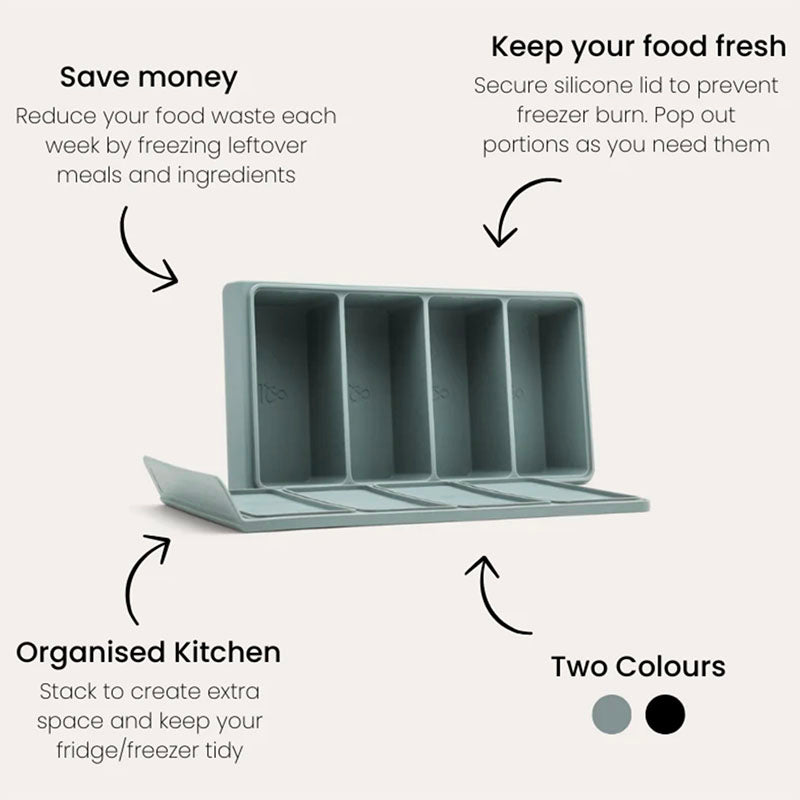 Seed & Sprout 4 Portion Silicone Freezer Tray
