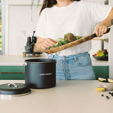 Seed & Sprout Black Compost Bin