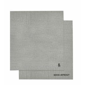 Seed & Sprout Cellulose Sponge Dish Cloth - 4pk