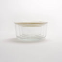 Seed & Sprout Eco Stow Round Glass Container Set - Oat Milk