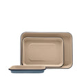 Seed & Sprout Enamel Baking Tray Set Blueberry