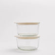 Seed & Sprout Glass Dip Bowls | Set of 2 - Oat Milk