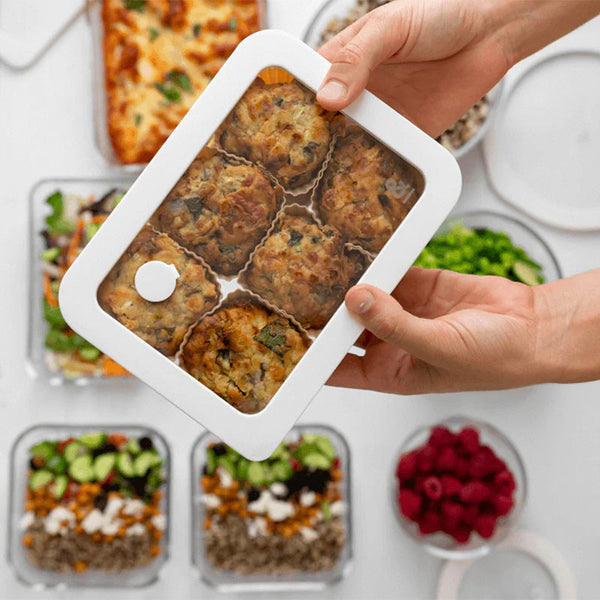 Seed & Sprout Eco Stow Glass Food Containers 2 pack | Geelong Stockist