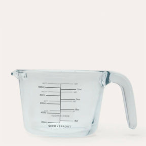 Seed & Sprout Glass Measuring Jug 1L