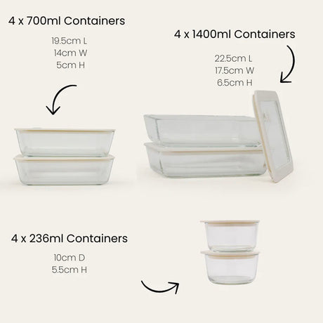 Seed & Sprout Meal Prep Containers Geelong