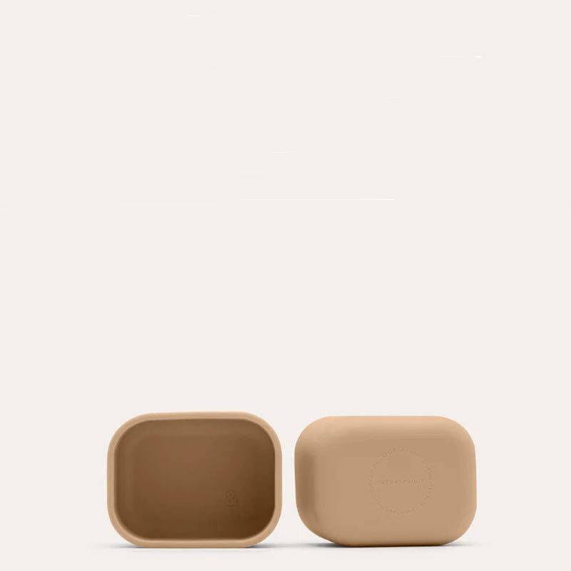Seed & Sprout Rectangle Silicone Divider Set Praline