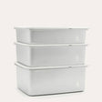 Seed & Sprout Rectangle Stainless Steel & Glass Containers - 3 pack Geelong