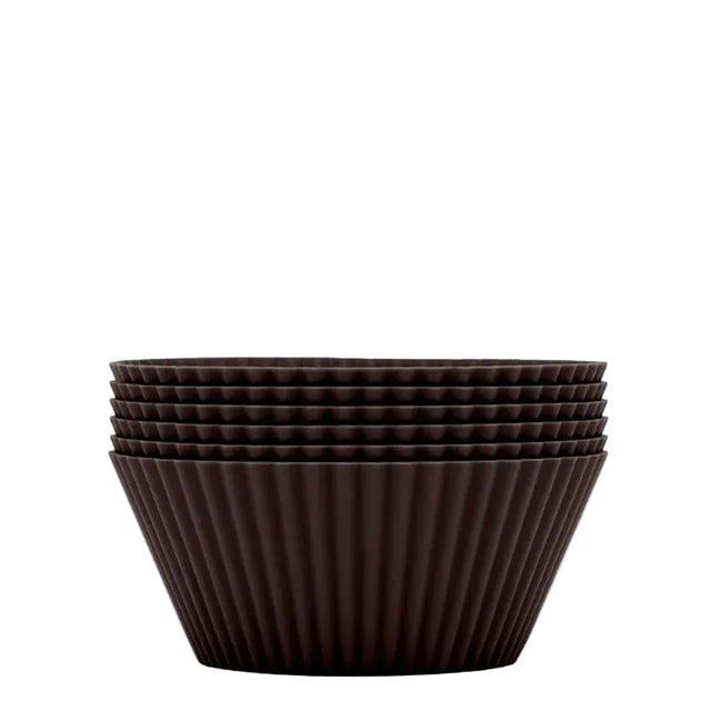 Seed & Sprout Reusable Silicone Muffin Cups Carob